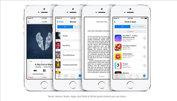 5. Family Sharing

Bu yeni özellikle artık bir ailenin 6 üyesi iTunes üzerinden satın aldıklarını cihazlar arasında paylaşabilecek.