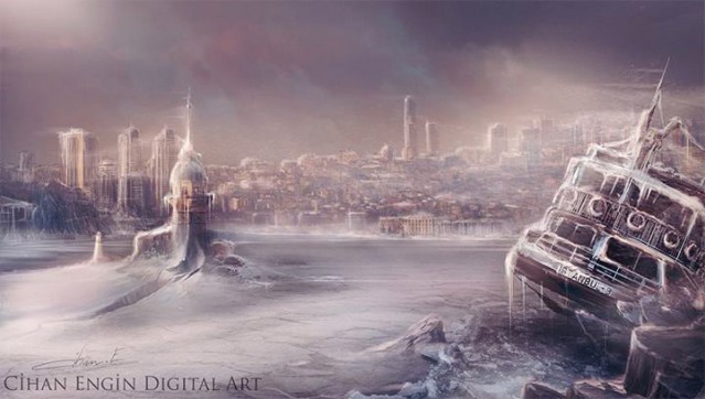 İstanbul'da buz devri ve kız kulesi