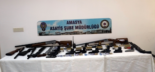 Amasya merkezli silah kaçakçılığı operasyonu