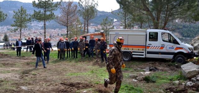 Amasya'da AFAD ve Emniyetten ortak deprem tatbikatı