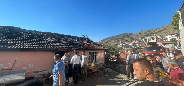 Amasya'da evde çıkan yangın söndürüldü