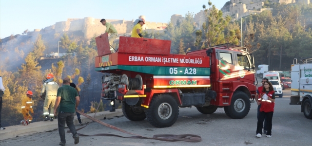 Amasya'da Harşena Kalesi yakınında çıkan orman yangını söndürüldü