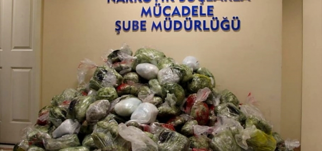 Bolu'da kamyonda 230 kilo 750 gram uyuşturucu ele geçirildi
