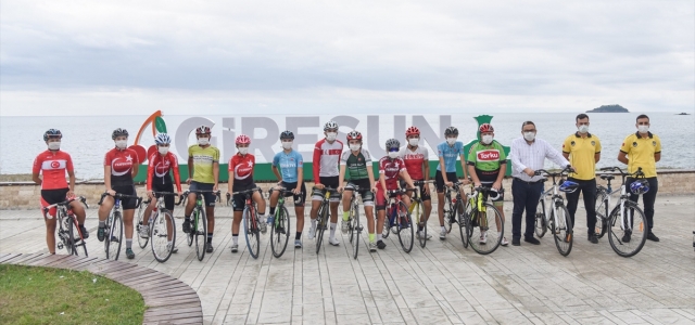 Giresun'da Avrupa Hareketlilik Haftası etkinliği kapsamında bisiklet turu düzenlendi