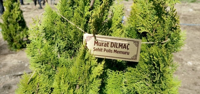 Karabük'te Polis Şehitleri Hatıra Ormanı oluşturuldu