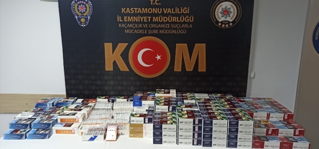 Kastamonu'da kaçak tütün operasyonunda 2 kişi yakalandı