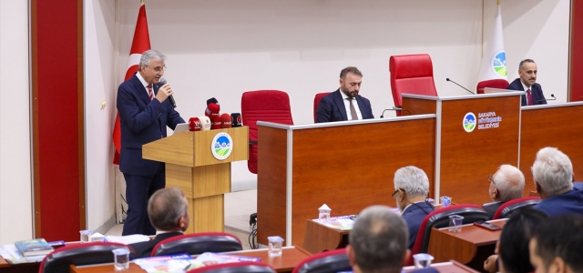  Sakarya Büyükşehir Belediyesi ekim ayı olağan meclis toplantısı yapıldı