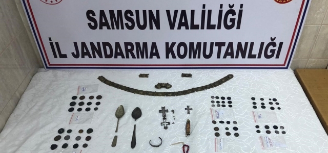 Samsun ve Amasya'da tarihi eser operasyonu: 4 gözaltı