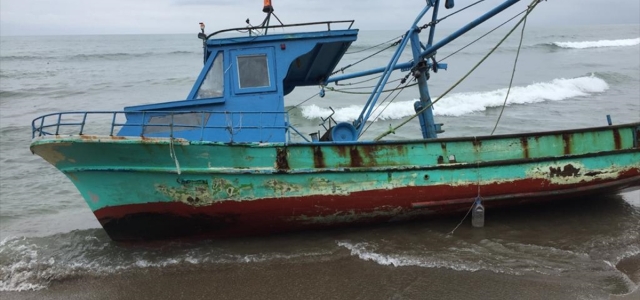 Samsun'da çalınan balıkçı teknesi Giresun'da bulundu