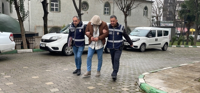 Samsun'da depremzede ailenin evinden hırsızlık yaptığı iddia edilen zanlı tutuklandı