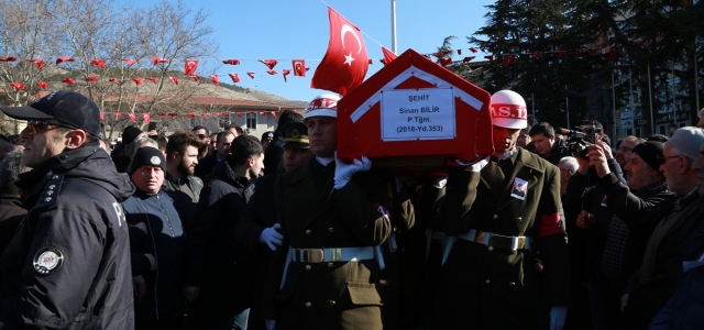 Şehit Teğmen Sinan Bilir Tokat'ta son yolculuğuna uğurlandı