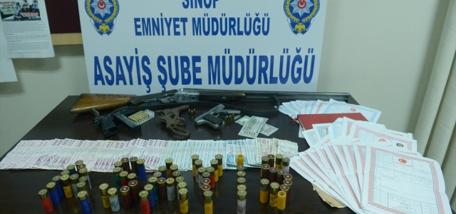 Sinop'ta tefeci operasyonu: 5 gözaltı
