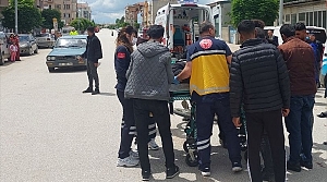  Çorum'da traktörün çarptığı motosikletteki 2 mevsimlik tarım işçisi yaralandı