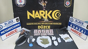 Düzce'de uyuşturucu operasyonunda 2 şüpheli tutuklandı