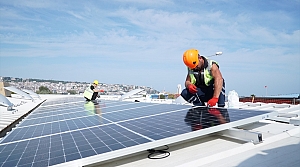 Samsun'da GES projesi ile 1500 evin elektriği Yabancılar Çarşısı'nın çatısında üretilecek