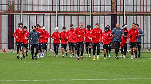 Samsunspor, Beşiktaş maçının hazırlıklarını sürdürdü