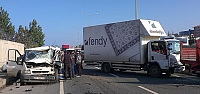 Arsin'de zincirleme trafik kazası