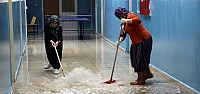 Bolu'da yağışlar su baskınlarına neden oldu