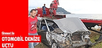 Giresun'da otomobil denize uçtu: 2 yaralı