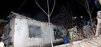 Havza'da ev yangını