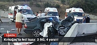 Kırkağaç'ta feci kaza: 2 ölü, 4 yaralı!