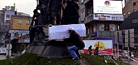 Zonguldak Valiliği önünde tabutlu eylem