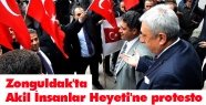 Zonguldak'ta Akil İnsanlar Heyeti'ne protesto