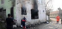 Zonguldak'ta ev yangını