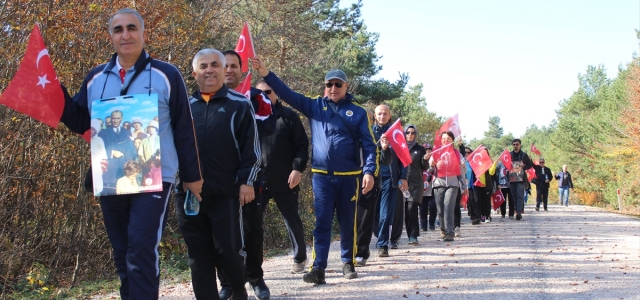Tokat'ta yaylada "Ata'ya saygı" yürüyüşü