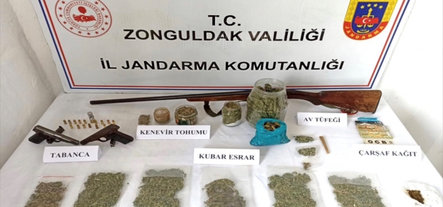 Zonguldak'ta jandarmanın son 3 aydaki uyuşturucu operasyonlarında 13 zanlı tutuklandı
