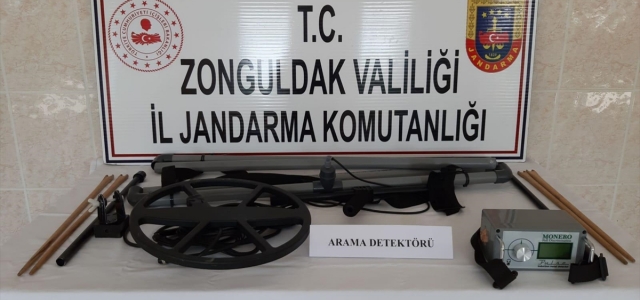 Zonguldak'ta kaçak kazı yapan 3 kişi yakalandı