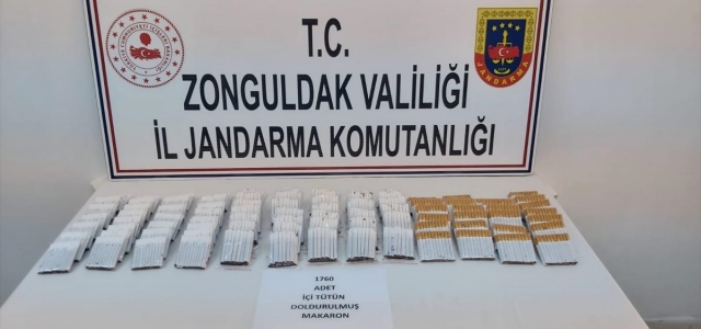 Zonguldak'ta kaçak sigara operasyonunda 1 kişi gözaltına alındı