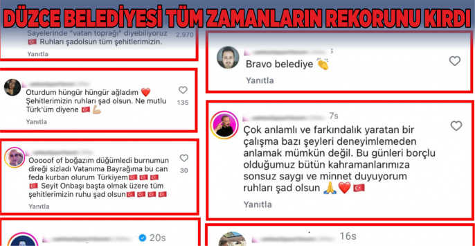 Düzce Belediyesi, Basın Yayın ve Halkla İlişkiler Müdürlüğü’nün 18 Mart