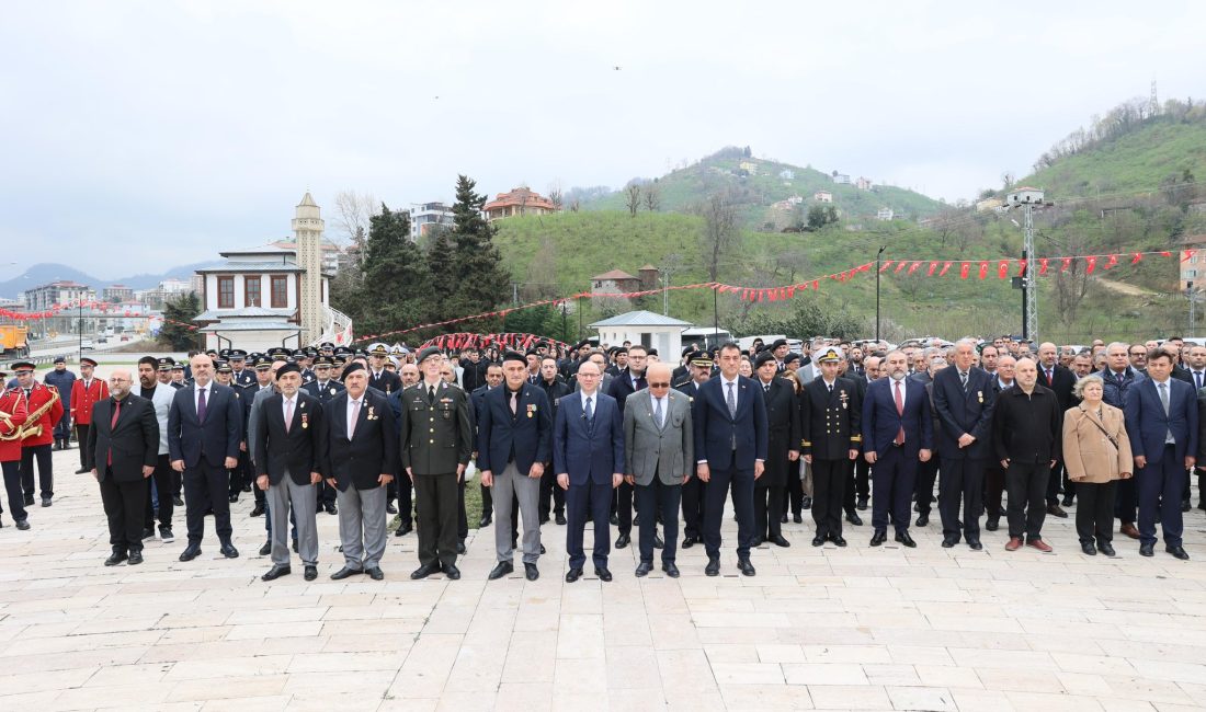 Giresun’da 18 Mart Şehitler Günü ve Çanakkale Deniz Zaferi’nin 110.