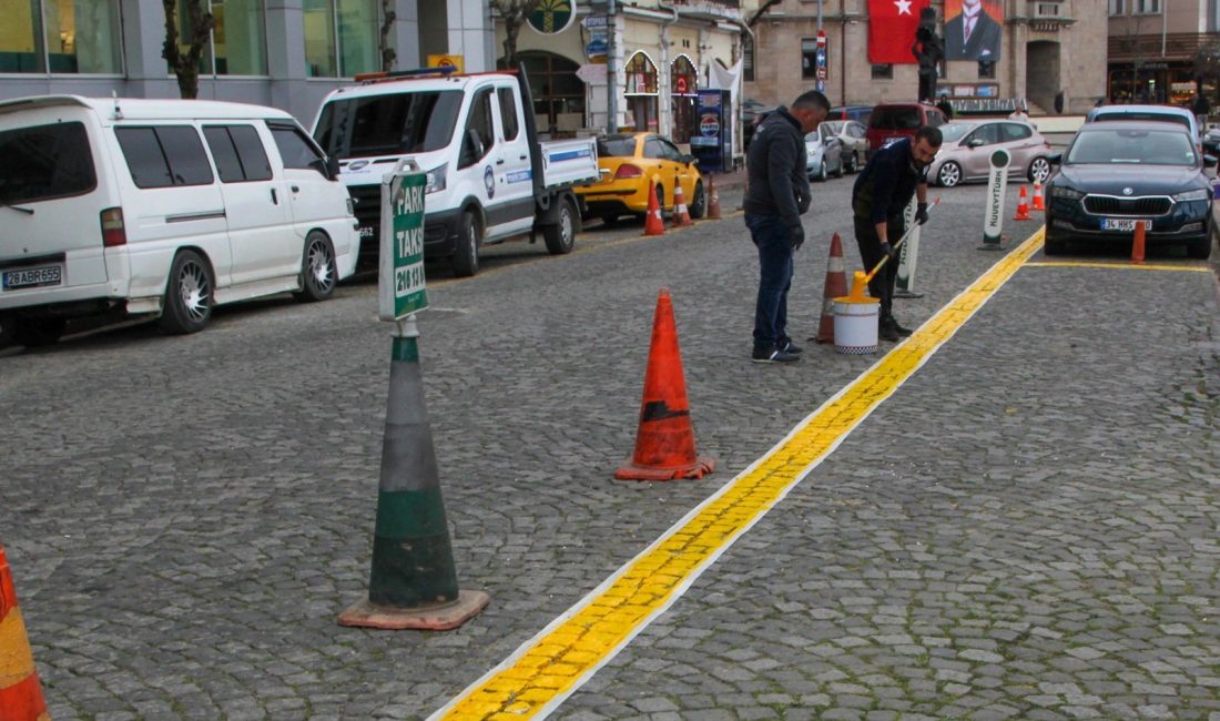 Giresun Belediyesi Zabıta Müdürlüğü, şehir içindeki trafik düzenini ve yayaların