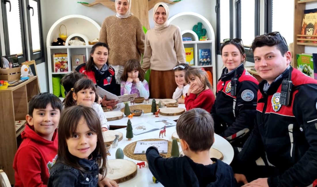 Polis Haftası etkinlikleri kapsamında Büyükşehir Belediyesi Lokomotif Çocuk Köyü’nü ziyaret