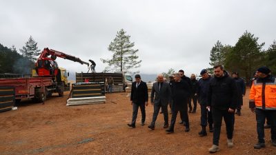 Artvin Valisi Dr. Turan Ergün, İl Özel İdaresi tarafından inşası