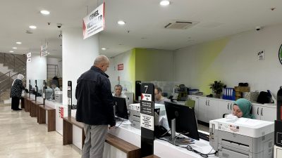 Bolu Belediyesi vezneleri Ramazan Bayramının ardından vatandaşların emlak ödemelerini yapabilmeleri