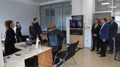 Bayburt Valisi Mustafa Eldivan, kurum ziyaretleri kapsamında İl Milli Eğitim