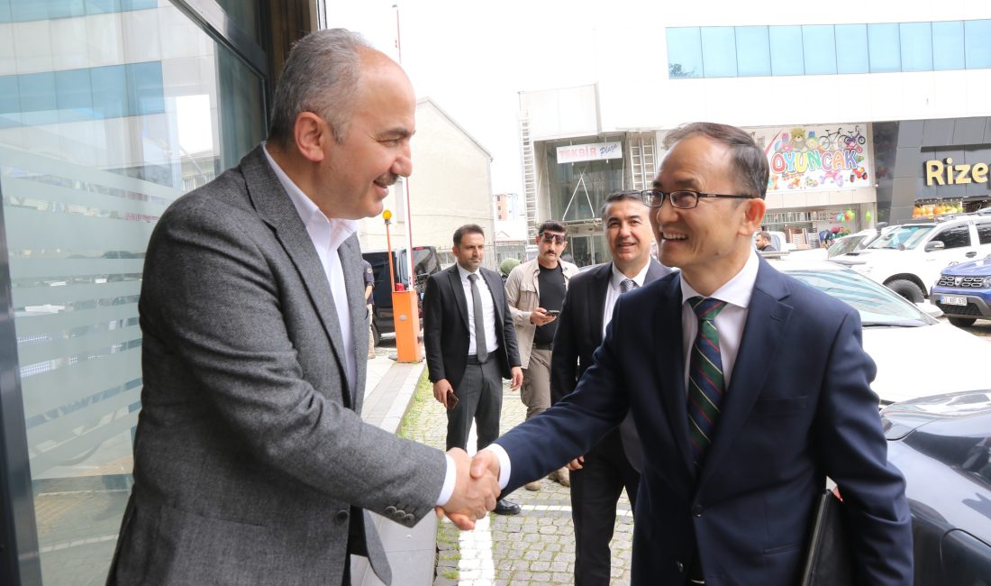 Çeşitli temaslarda bulunmak üzere ilimize gelen Çin Halk Cumhuriyeti Ankara