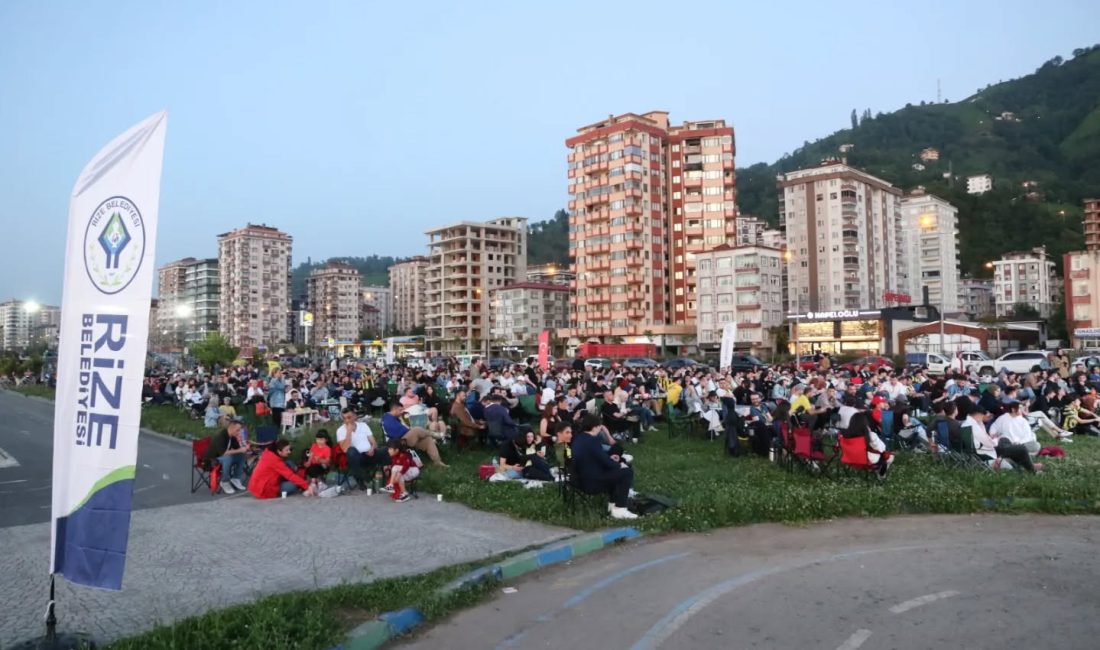 Rize’de basketbol sever vatandaşlar ülkemizi THY EuroLeague organizasyonunun finalinde temsil