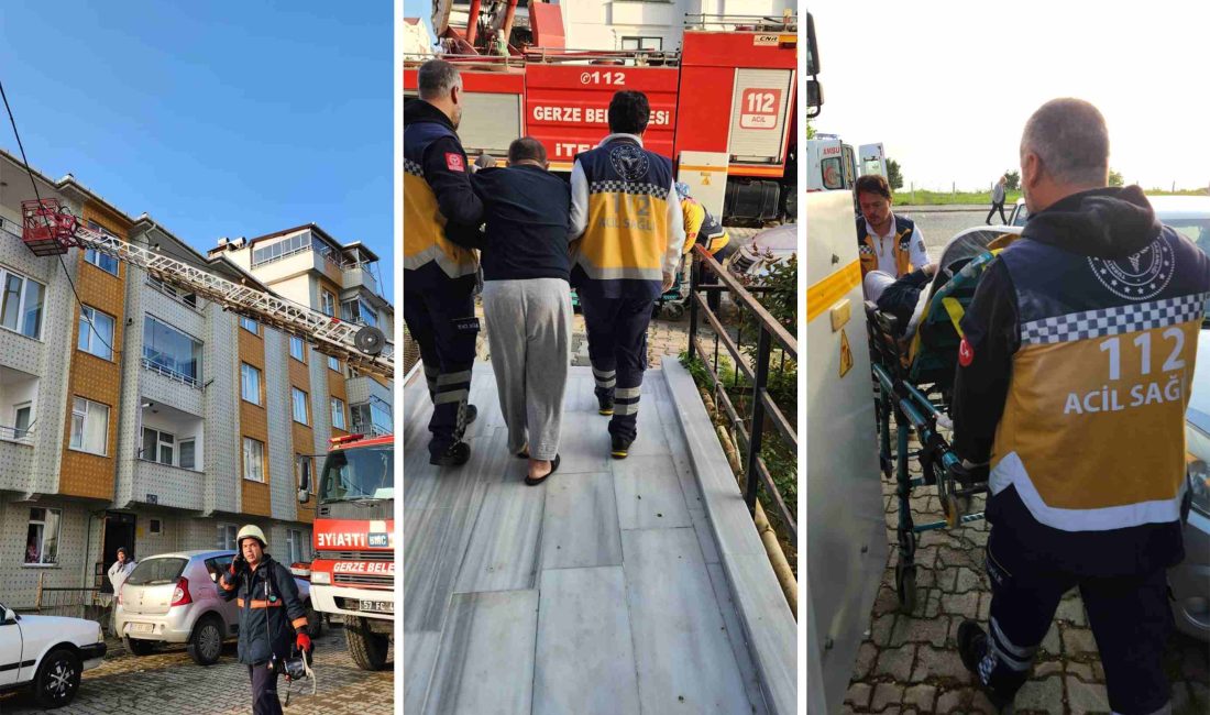 24 saat teyakkuz halinde bulunan Gerze İtfaiye Müdürlüğü sabah saatlerinde