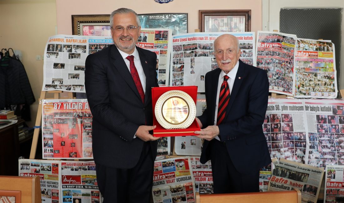 Bafra Belediye Başkanı Hamit Kılıç, geçtiğimiz günlerde 55 yıllık meslek