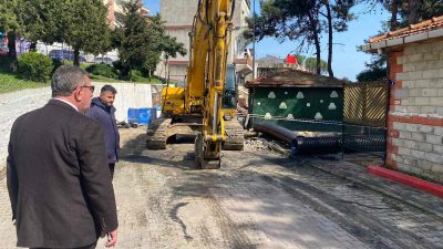 Gerze Belediye Başkanı Osman Belovacıklı, ilçemiz Çamlık mevkii Kanalizasyon Terfi