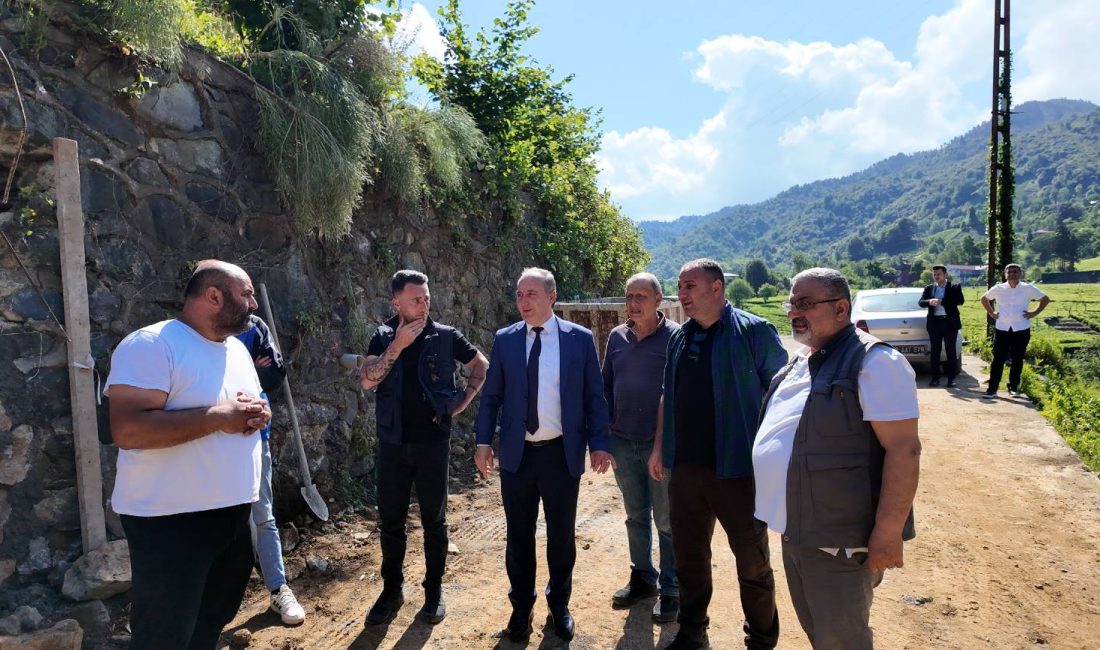 Arhavi’nin Yukarı Hacılar Mahallesi’nde yaşanan toprak kaymalarının ardından, can ve