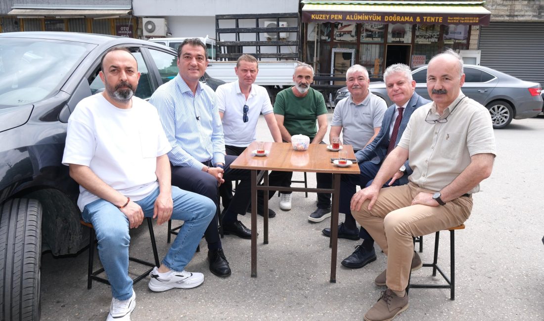 Sürekli halkın içerisinde olan Giresun Belediye Başkanı Fuat Köse, Batlama