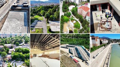 Karabük Belediye Başkanı Özkan Çetinkaya, devam eden projeleri yerinde inceledi.