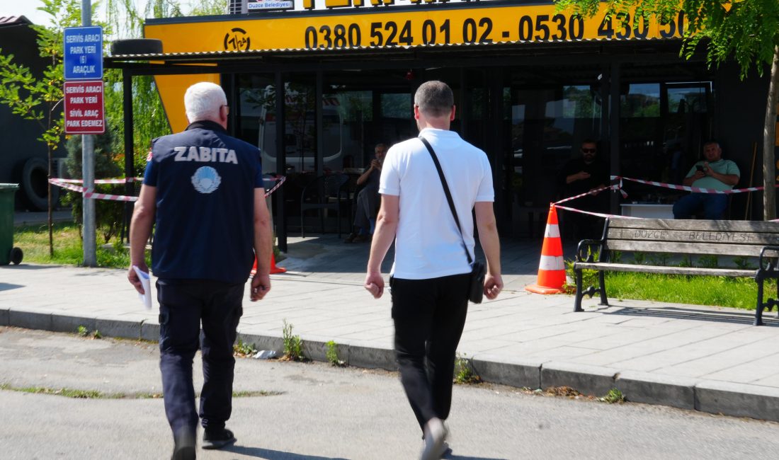 Düzce Belediyesi Zabıta Müdürlüğü, İl Sağlık Müdürlüğü ve İl Emniyet