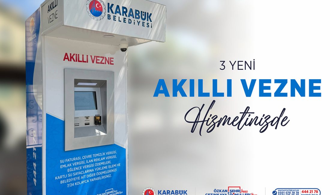 Karabük Belediyesi, vatandaşların Belediyeye ait ödemelerini zaman ve mekân sınırlaması