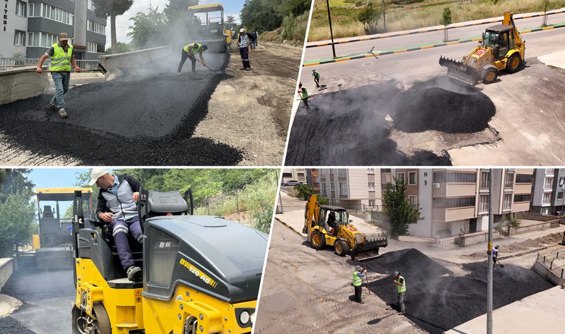 Karabük Belediyesi, şehir genelinde yol konforunu artırmak ve altyapıyı güçlendirmek